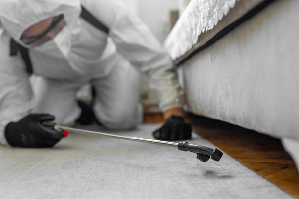Professional Pest Control technician working in Fairfield County County, SC